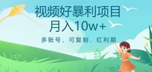 视频号暴利项目，多账号，可复制，红利期，月入10w+【揭秘】-小牛学府