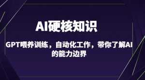 AI硬核知识-GPT喂养训练，自动化工作，带你了解AI的能力边界（10节课）-小牛学府