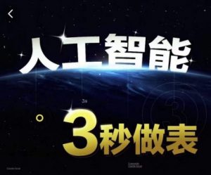 人工智能AI处理表格制作技巧Excel函数公式WPS数据分析，无需经验三秒做表，提高职场竞争力-小牛学府