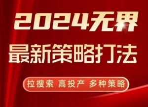 2024无界最新策略打法，拉搜索，高投产，多种策略-小牛学府