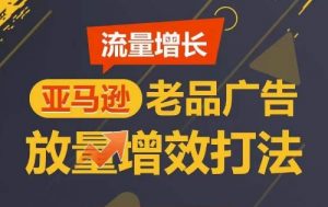 流量增长 亚马逊老品广告放量增效打法，短期内广告销量翻倍-小牛学府