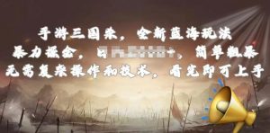 手游三国杀最新蓝海玩法，简单粗暴，无需复杂的操作和技术，看完即可上手【揭秘】-小牛学府