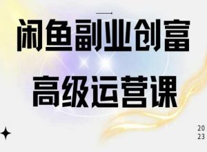 闲鱼电商运营高级课程，一部手机学会闲鱼开店赚钱-小牛学府