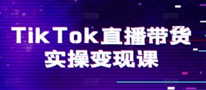 TikTok直播带货实操变现课:系统起号、科学复盘、变现链路、直播配置、小店操作流程、团队搭建等。-小牛学府