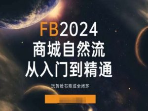 2024Faceboo商城自然流(从入门到精通),玩转脸书商城全闭环-小牛学府