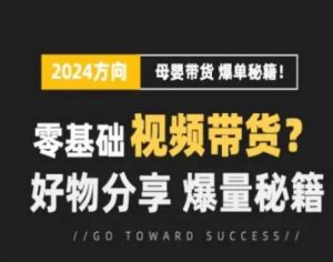 短视频母婴赛道实操流量训练营，零基础视频带货，好物分享，爆量秘籍-小牛学府