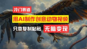 用AI制作创意动物视频,简单操作,月入过万【揭秘】-小牛学府