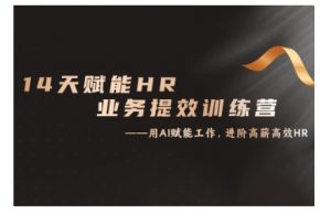 14天ChatGPT赋能HR业务提效训练营，从小白到应用高手-小牛学府