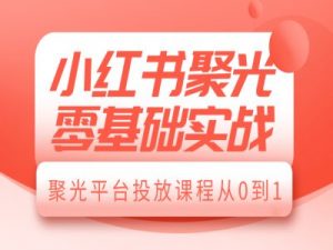 小红书聚光零基础实战，聚光平台投放课程从0到1-小牛学府
