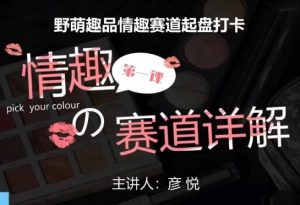 比高社群:情趣赛道训练营,野萌趣品情趣赛道起盘打卡,市场刚需项目-小牛学府