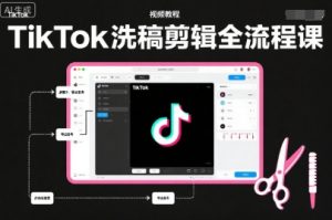 TikTok洗稿剪辑全流程课，PR洗稿剪辑全流程，TK洗稿运营课-小牛学府
