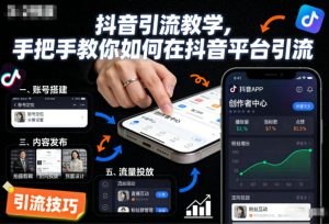 抖音引流教学,手把手教你如何在抖音平台引流-小牛学府