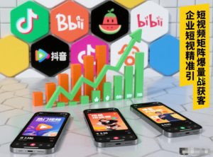 企业短视频精准引流矩阵获客,短视频矩阵爆量战法-小牛学府