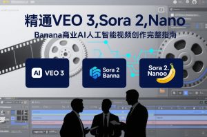 精通VEO 3，Sora 2，Nano Banana商业AI人工智能视频创作完整指南-小牛学府