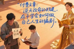 付费文章：逆天改命的关键，在于学会如何做自己人生的编剧-小牛学府