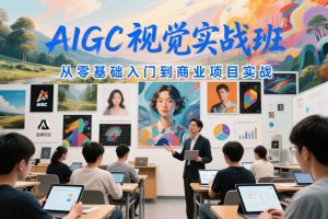 AIGC视觉实战班，从零基础入门到商业项目实战-小牛学府