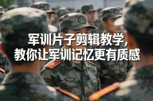 军训片子剪辑教学，教你让军训记忆更有质感-小牛学府