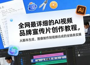 全网最详细的AI视频品牌宣传片创作教程，从脚本生成、图像制作到视频合成的全链条实操-小牛学府