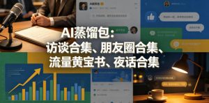 AI蒸馏包：访谈合集、朋友圈合集、流量黄宝书、夜话合集【文档】-小牛学府