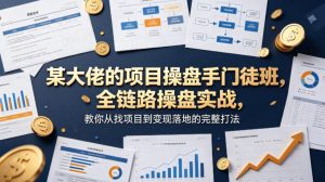 某大佬的项目操盘手门徒班，全链路操盘实战，教你从找项目到变现落地的完整打法-小牛学府