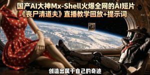 国产AI大神Mx-Shell火爆全网的AI短片《丧尸清道夫》直播教学回放+提示词-小牛学府